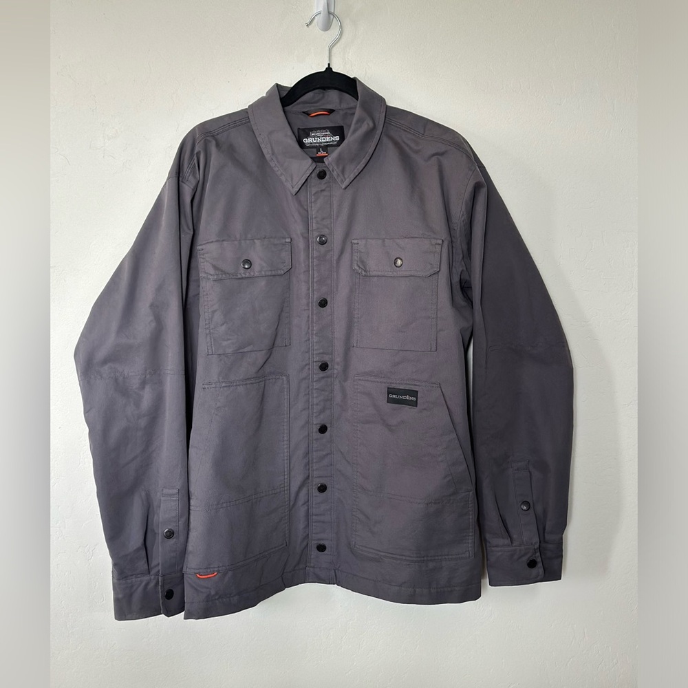 Grundens Gray Jetty “Shacket”